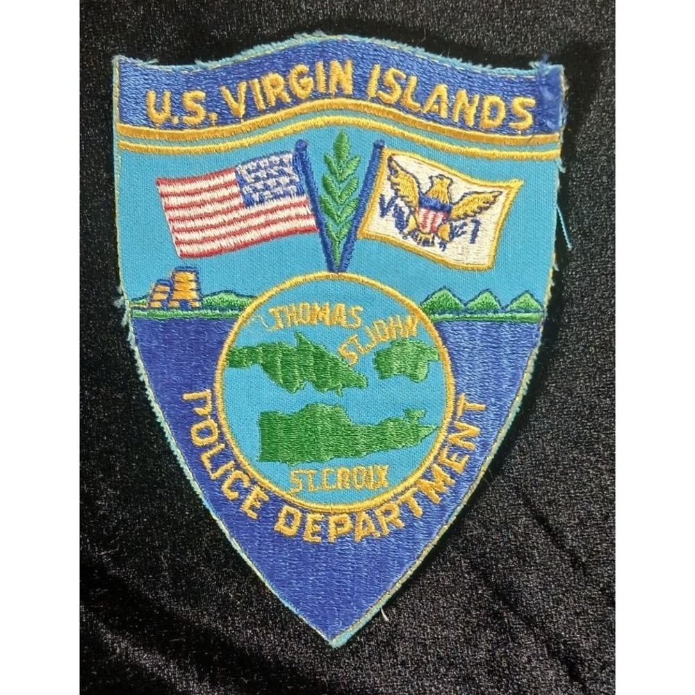obsolete collectible US Virgin Islands Police St Thomas St John St Croix Patch